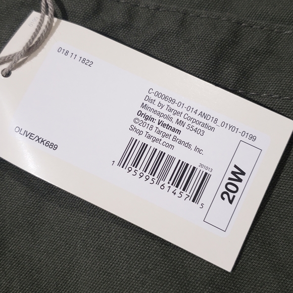 NWT WOMEN'S A NEW DAY PLUS SIZE HIGH RISE UTILITY SHORTS - Picture 6 of 11